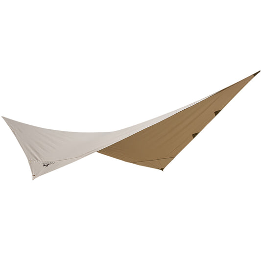 TOMOUNT タープ ポリコットンTC キャンプタープ 天幕シェード 4x5m 焚き火可 サンシェルター